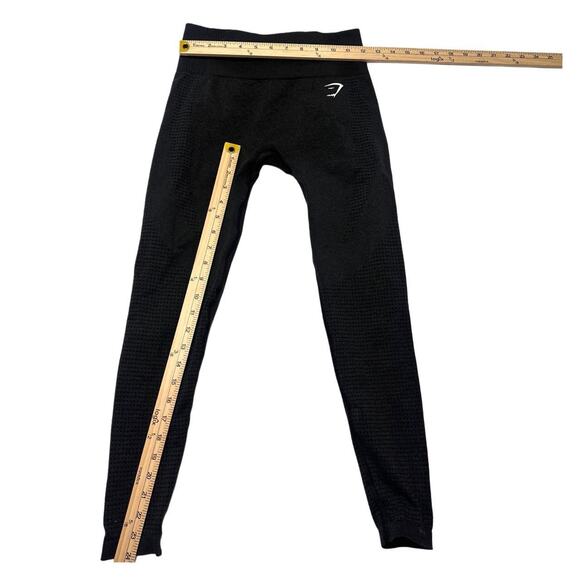 Gymshark Vital Seamless Black 2.0 Leggings Size Small - Picture 3 of 4